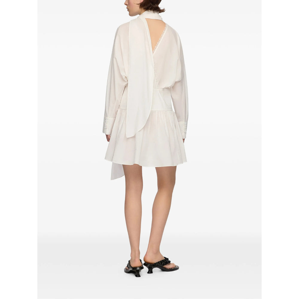 Ganni White Dresses - Day Dresses Women