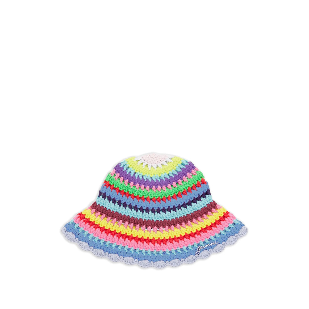 Ganni Blue Hats Women