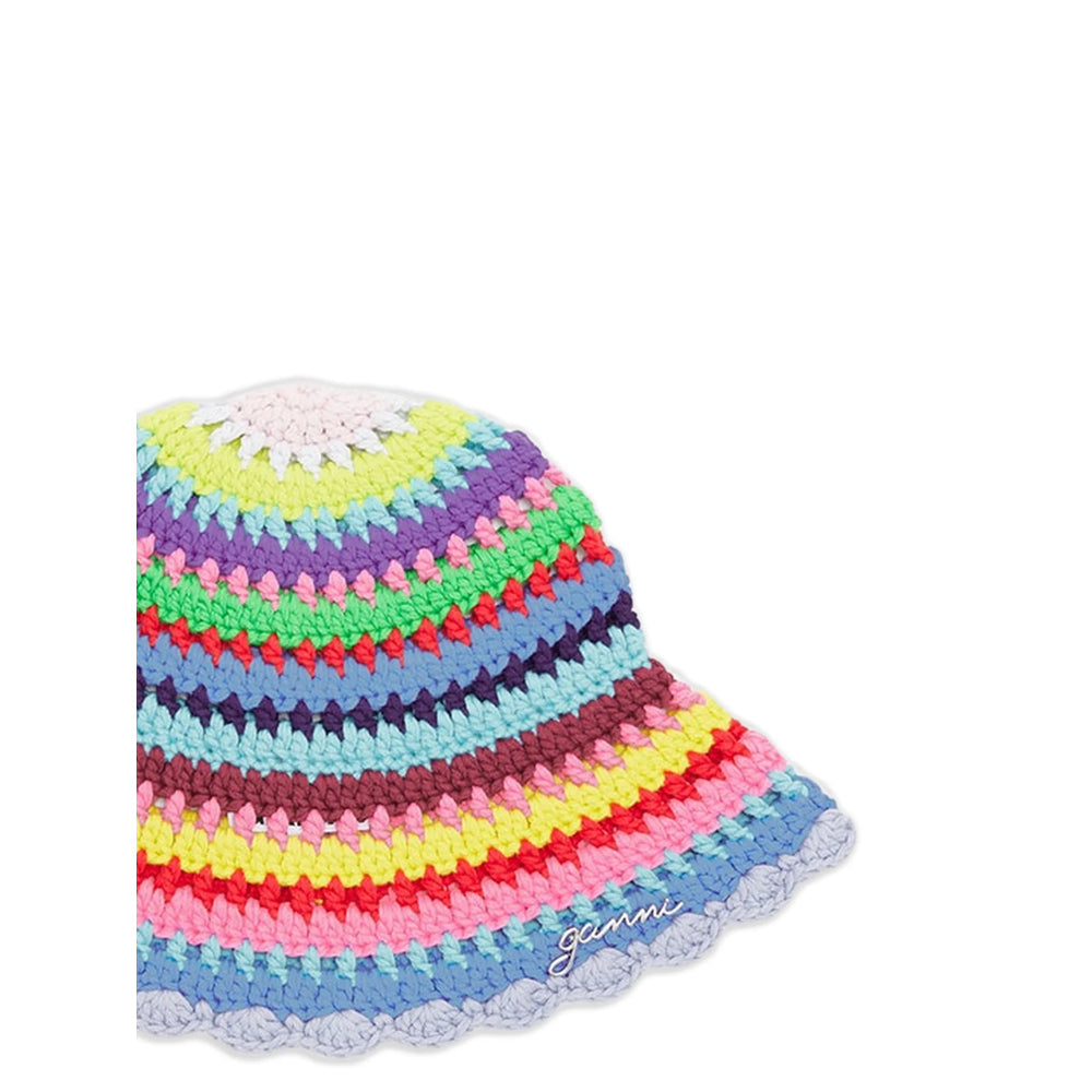 Ganni Blue Hats Women