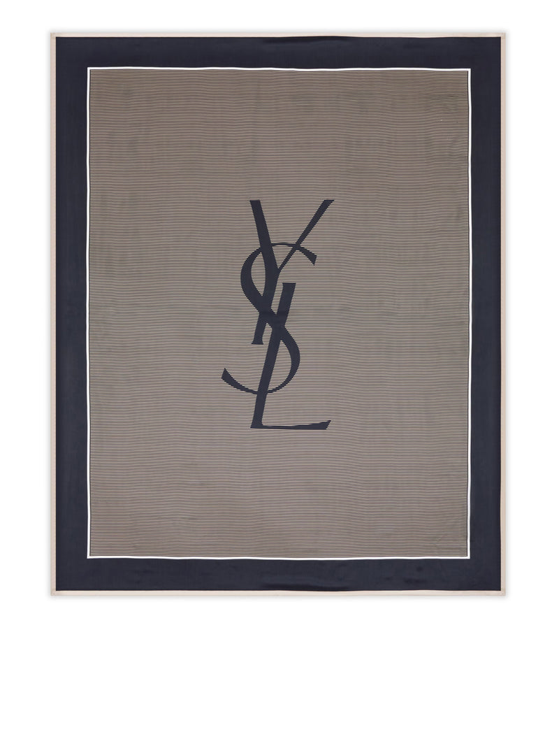 Saint Laurent Women Cassandre Pareo In Silk Charmeuse