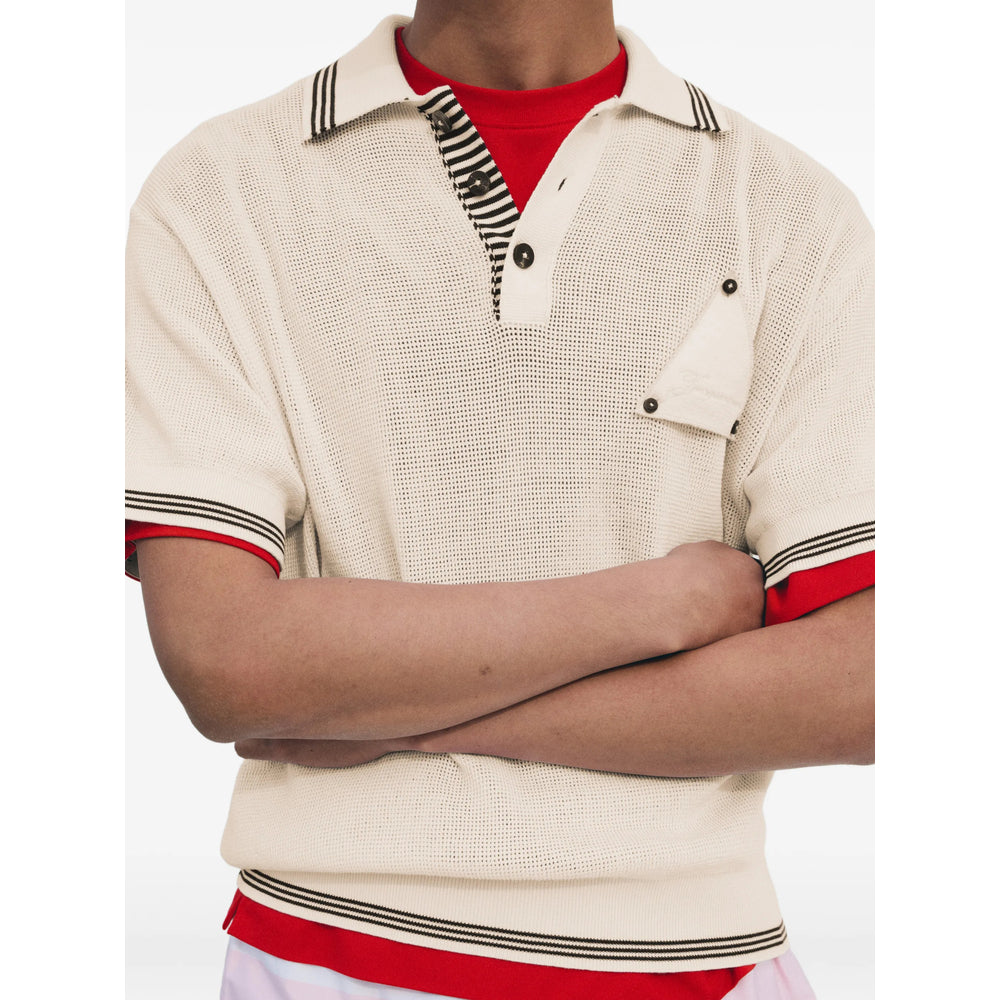Jacquemus White Polo Shirts Men