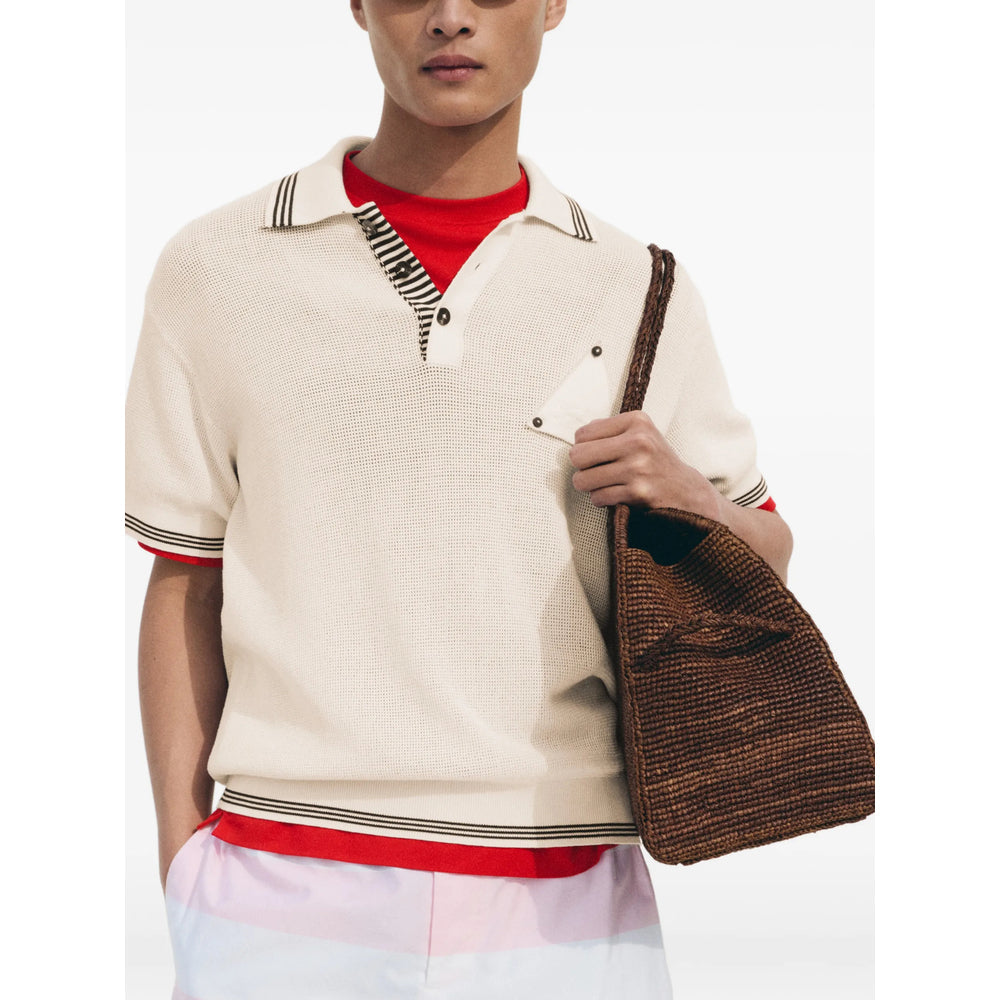Jacquemus White Polo Shirts Men