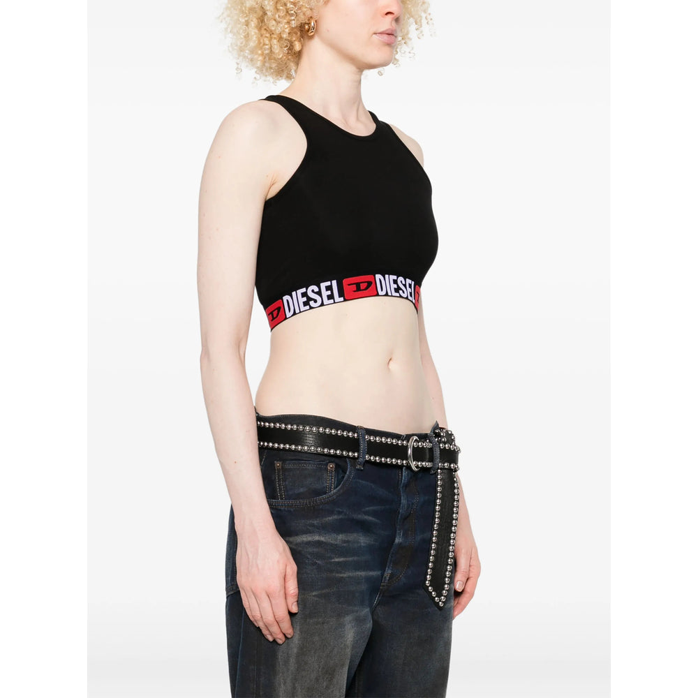 Diesel Black Tops - Vests & Tank Tops Women