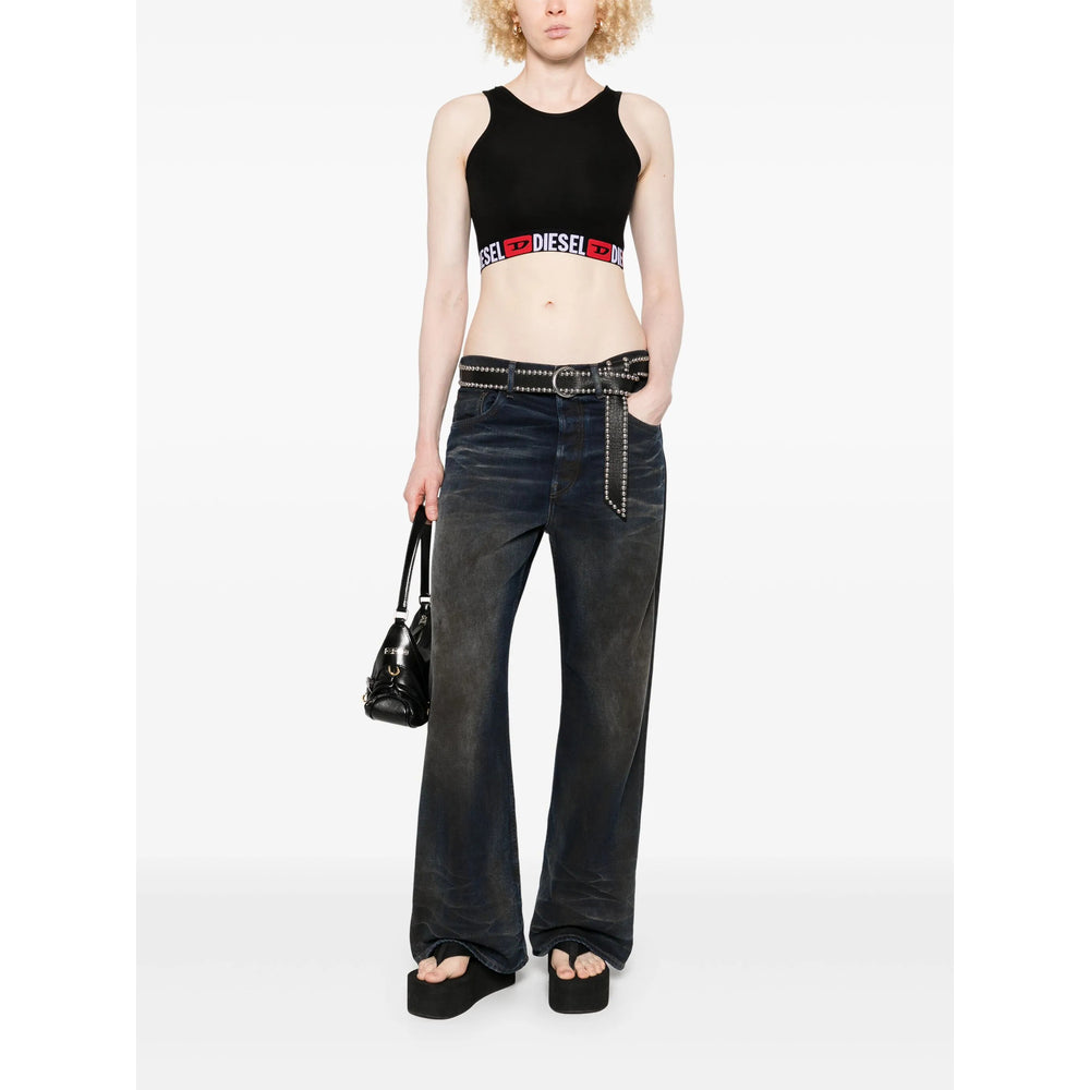 Diesel Black Tops - Vests & Tank Tops Women