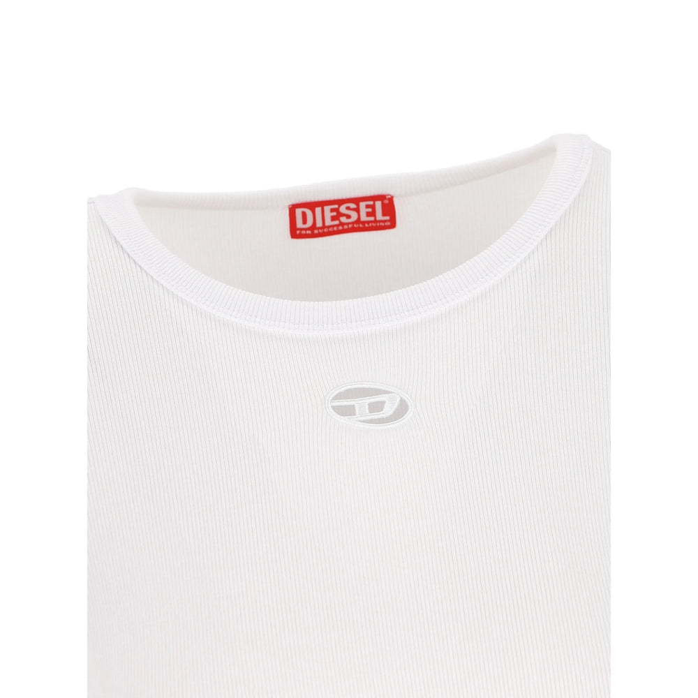 Diesel White Tops - T-Shirts & Jerseys Women
