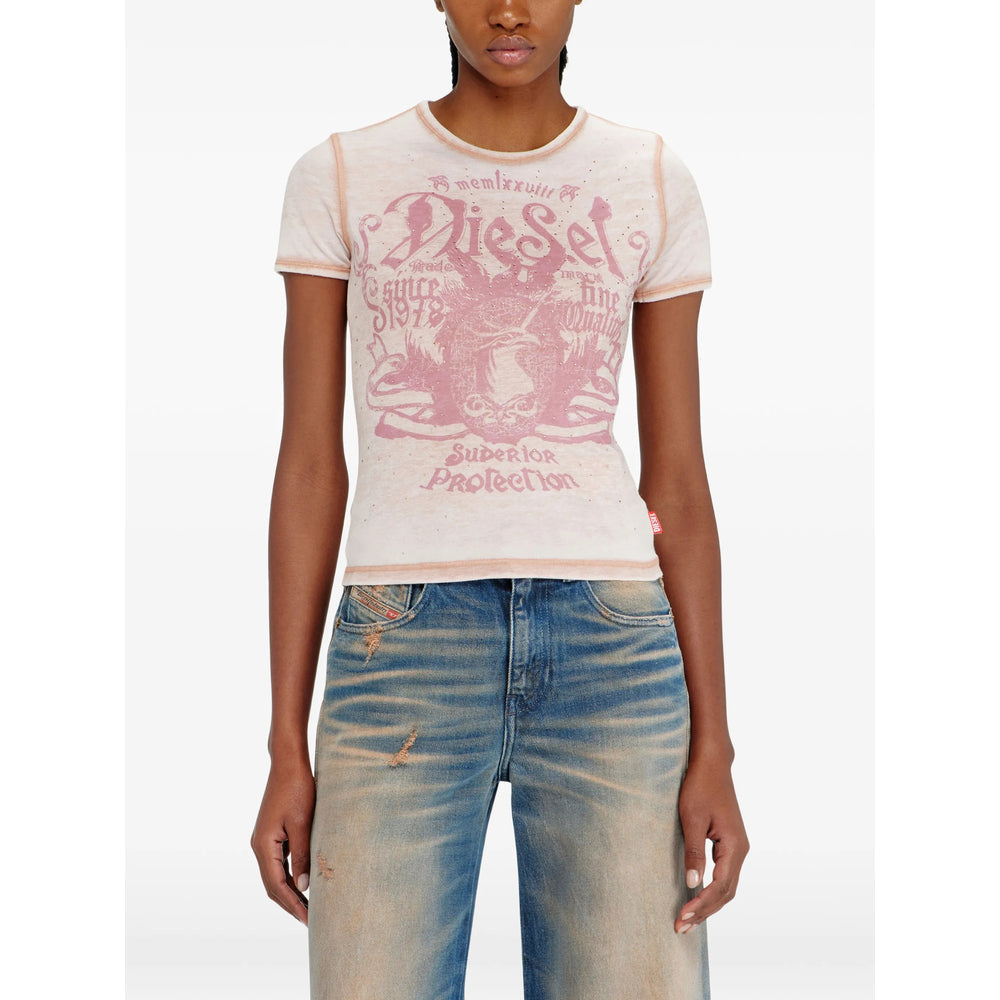 Diesel Pink Tops - T-Shirts & Jerseys Women