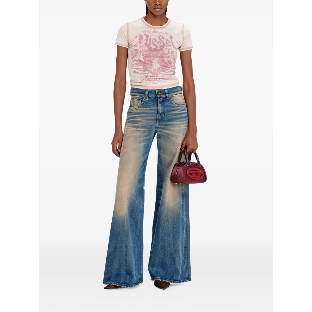Diesel Pink Tops - T-Shirts & Jerseys Women