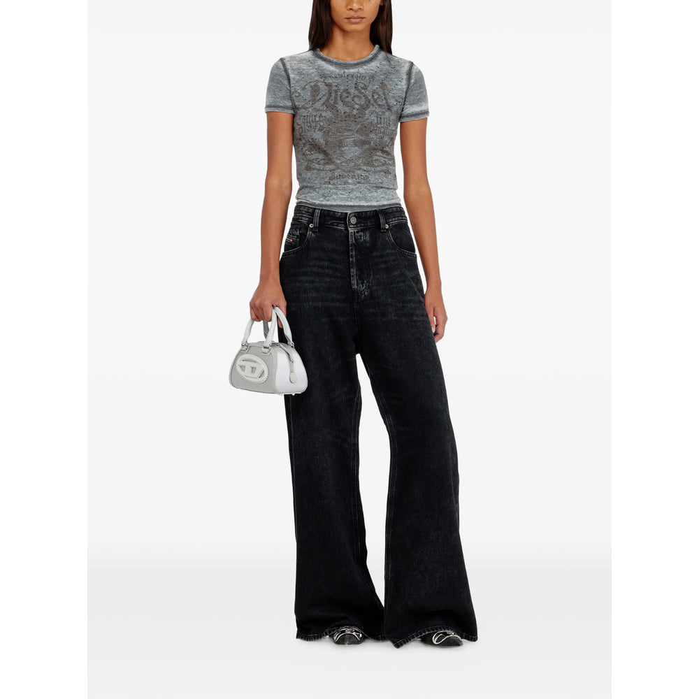 Diesel Grey Tops - T-Shirts & Jerseys Women