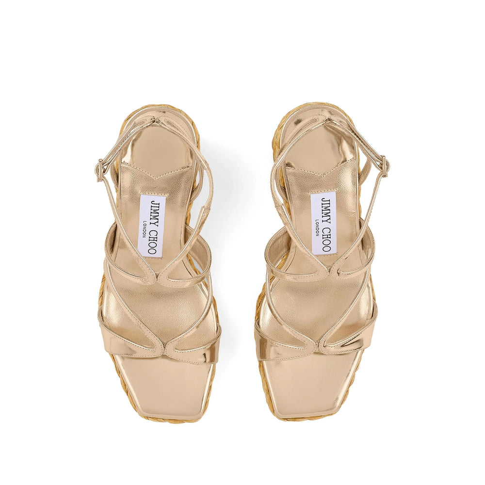 Jimmy Choo Gold Espadrilles Women
