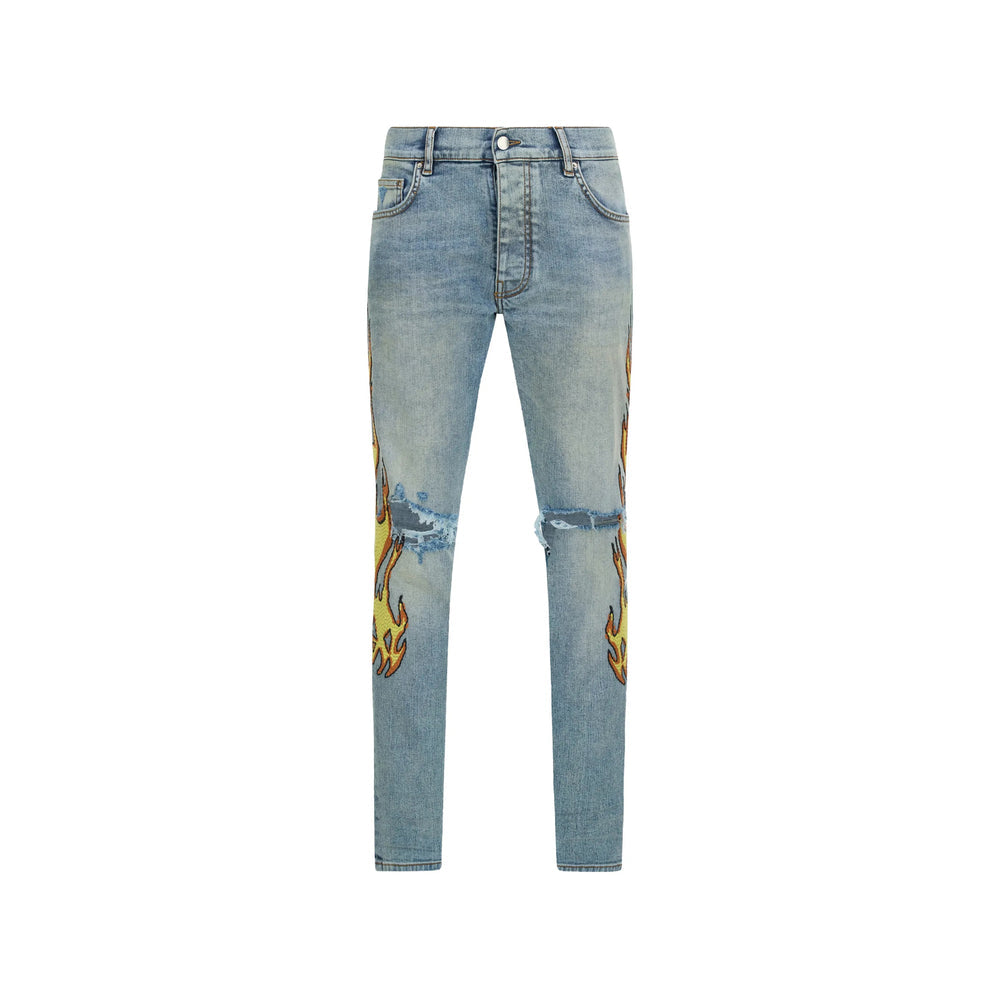 Amiri Blue Denim - Skinny Jeans Men