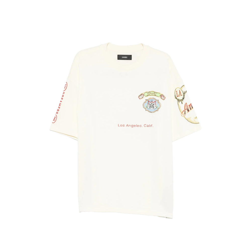Amiri Neutrals T-Shirts & Vests - T-Shirts Men