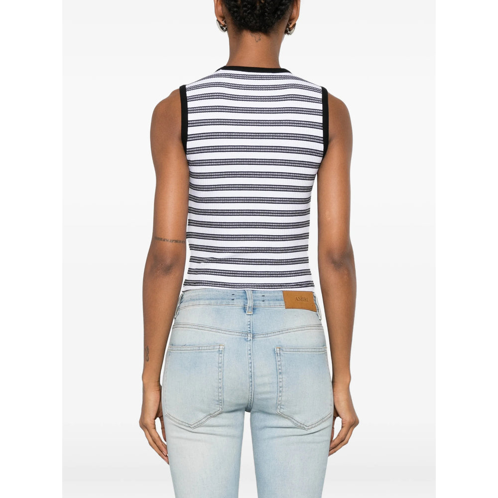Amiri White Tops - Vests & Tank Tops Women