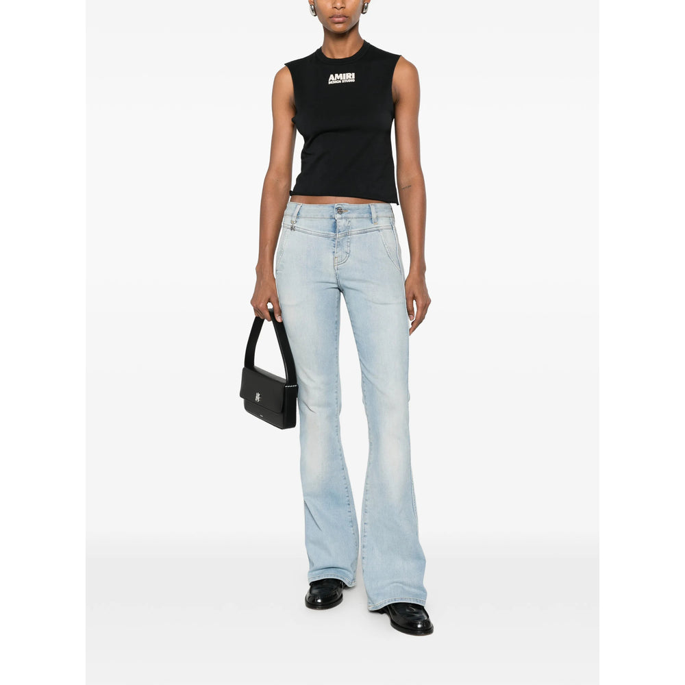 Amiri Blue Denim - Flared Jeans Women