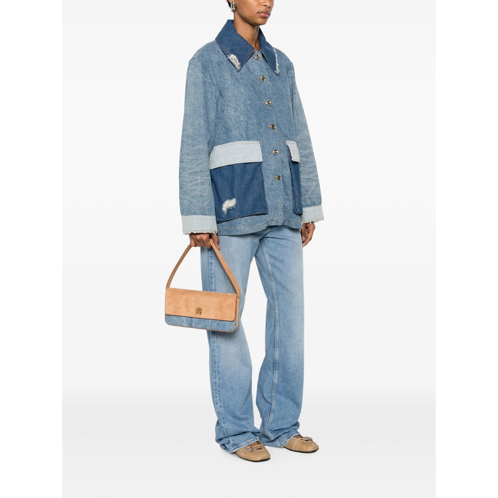 Amiri Brown Shoulder Bags Women