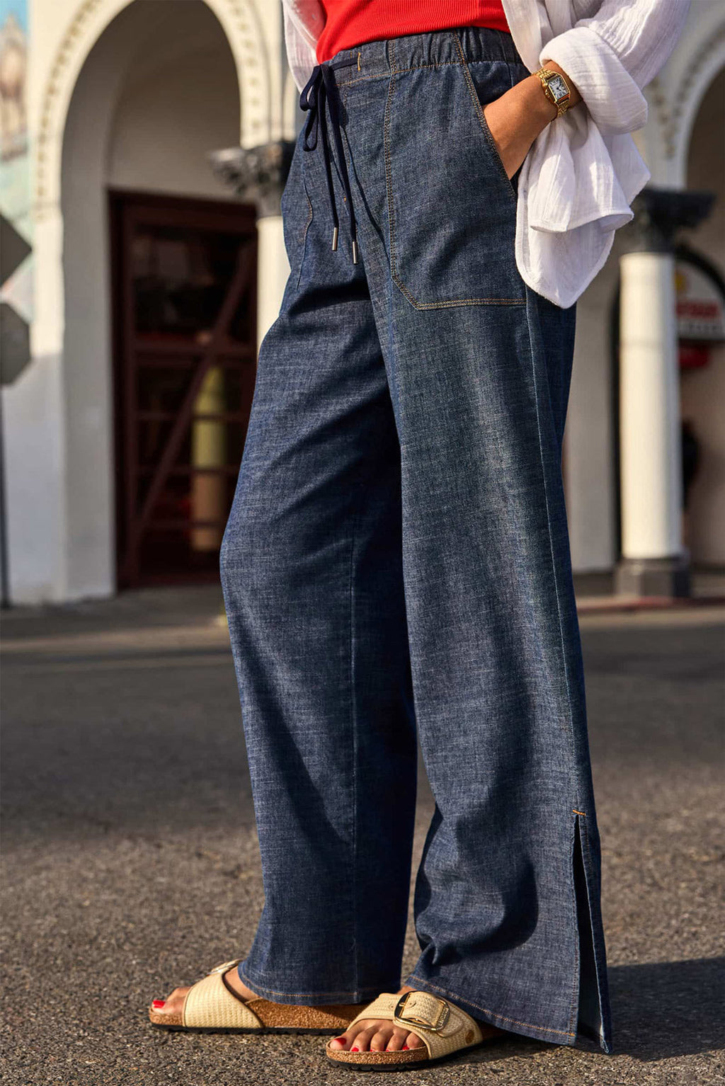 Women's Julia Stretch Linen Lounge Pants