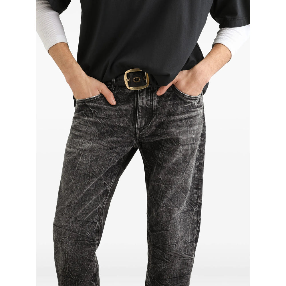 Dolce & Gabbana Black Denim - Slim-Fit Jeans Men