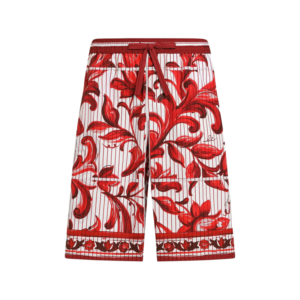 Dolce & Gabbana White Shorts - Bermuda Shorts Men