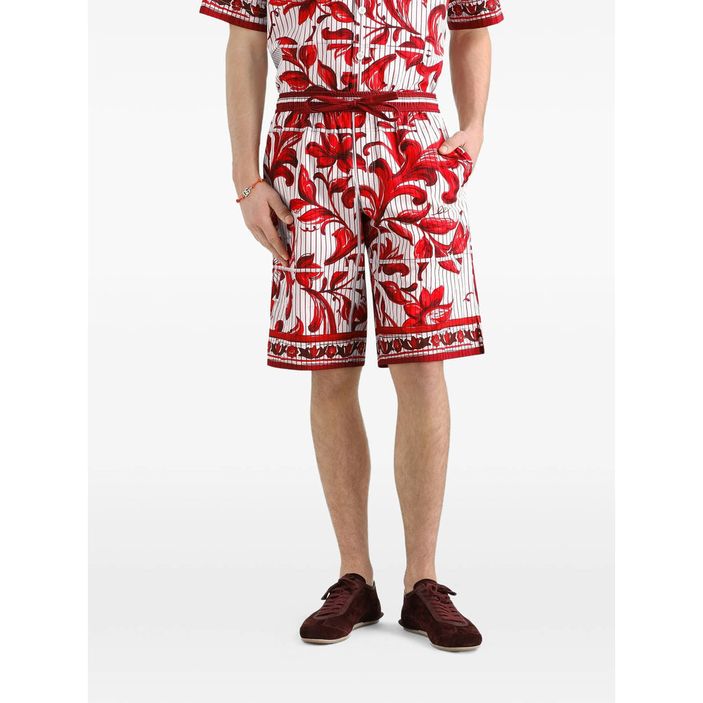 Dolce & Gabbana White Shorts - Bermuda Shorts Men