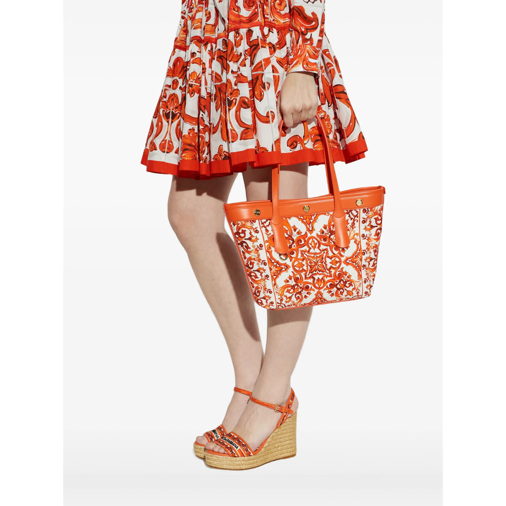 Dolce & Gabbana White Tote Bags Women