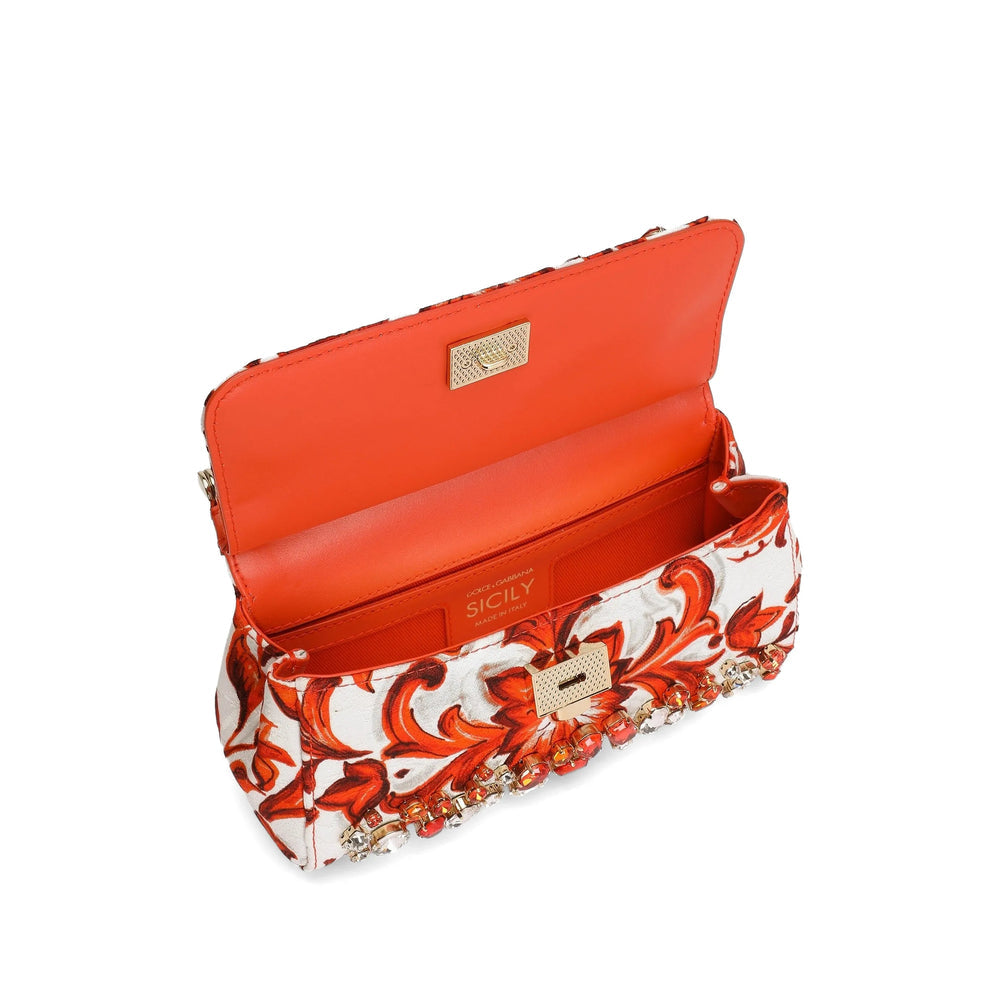Dolce & Gabbana Red Tote Bags Women