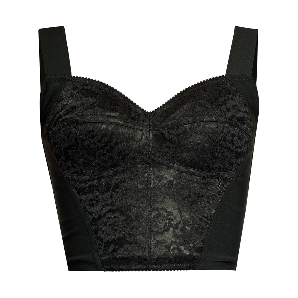 Dolce & Gabbana Black Tops - Vests & Tank Tops Women