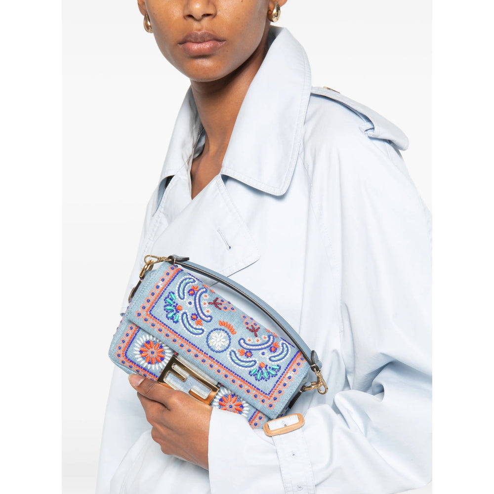 Fendi Blue Shoulder Bags Women