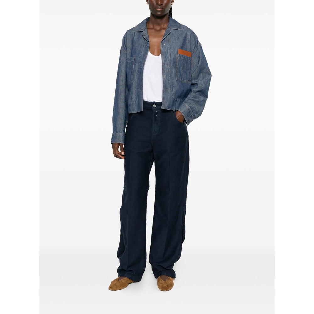 Fendi Blue Jackets - Denim Jackets Women