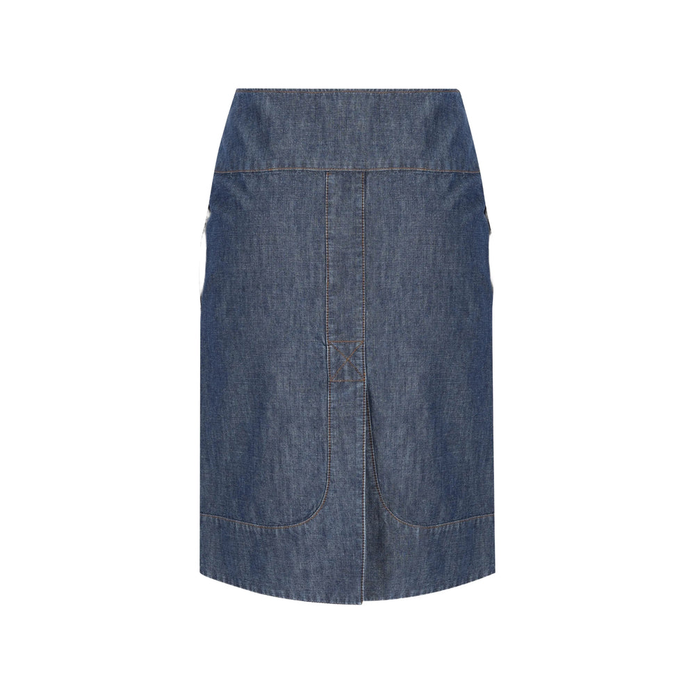 Fendi Blue Denim - Denim Skirts Women