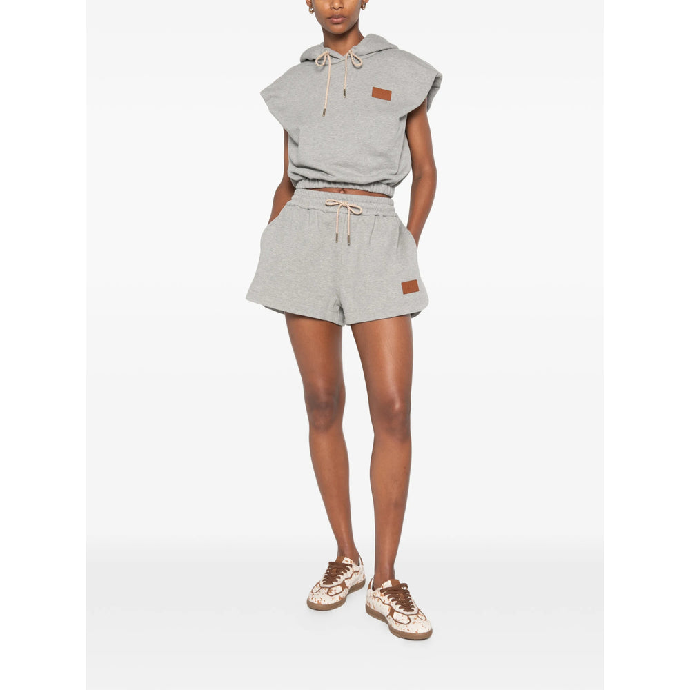 Fendi Grey Shorts - Mini Shorts Women