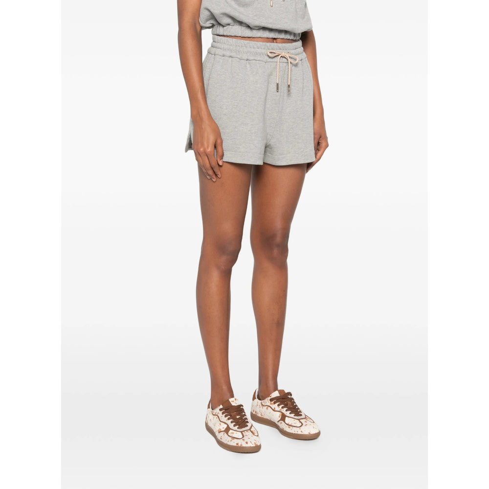 Fendi Grey Shorts - Mini Shorts Women
