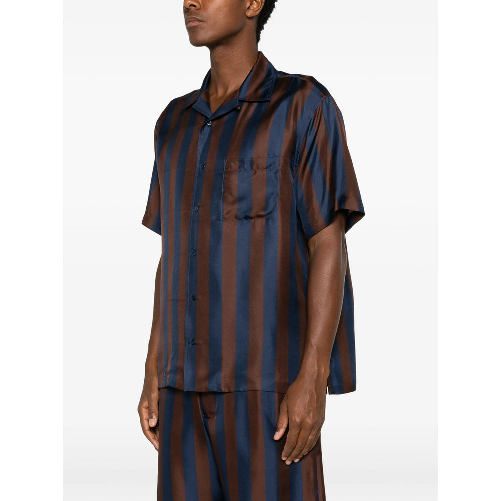 Fendi Blue Shirts Men