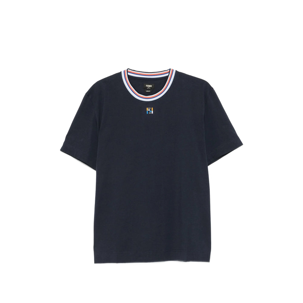 Fendi Blue T-Shirts & Vests - T-Shirts Men