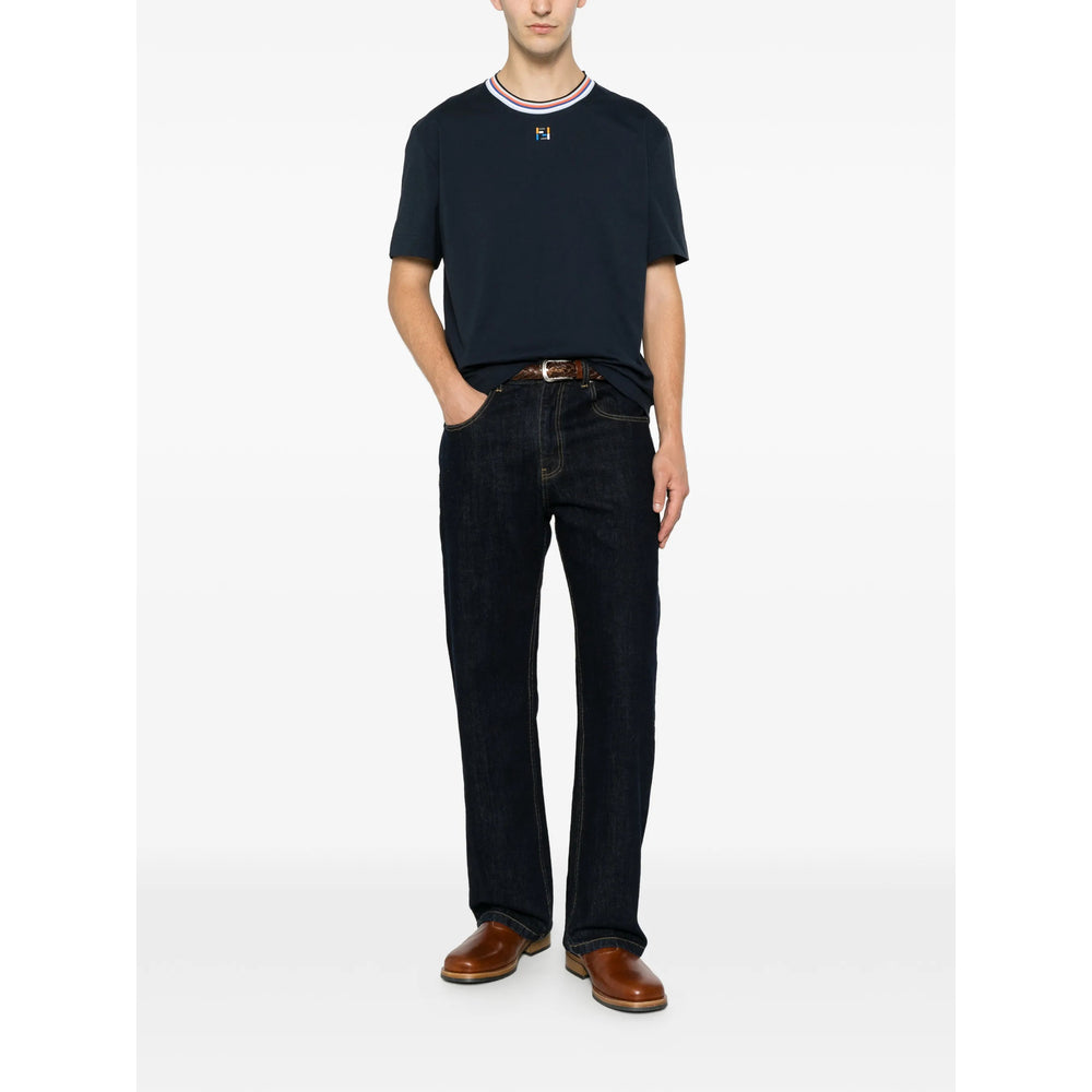 Fendi Blue T-Shirts & Vests - T-Shirts Men