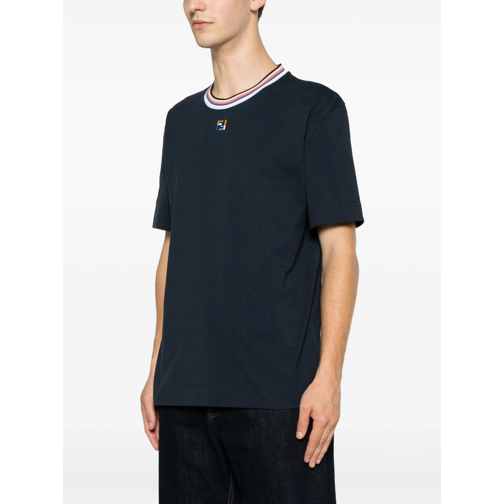 Fendi Blue T-Shirts & Vests - T-Shirts Men