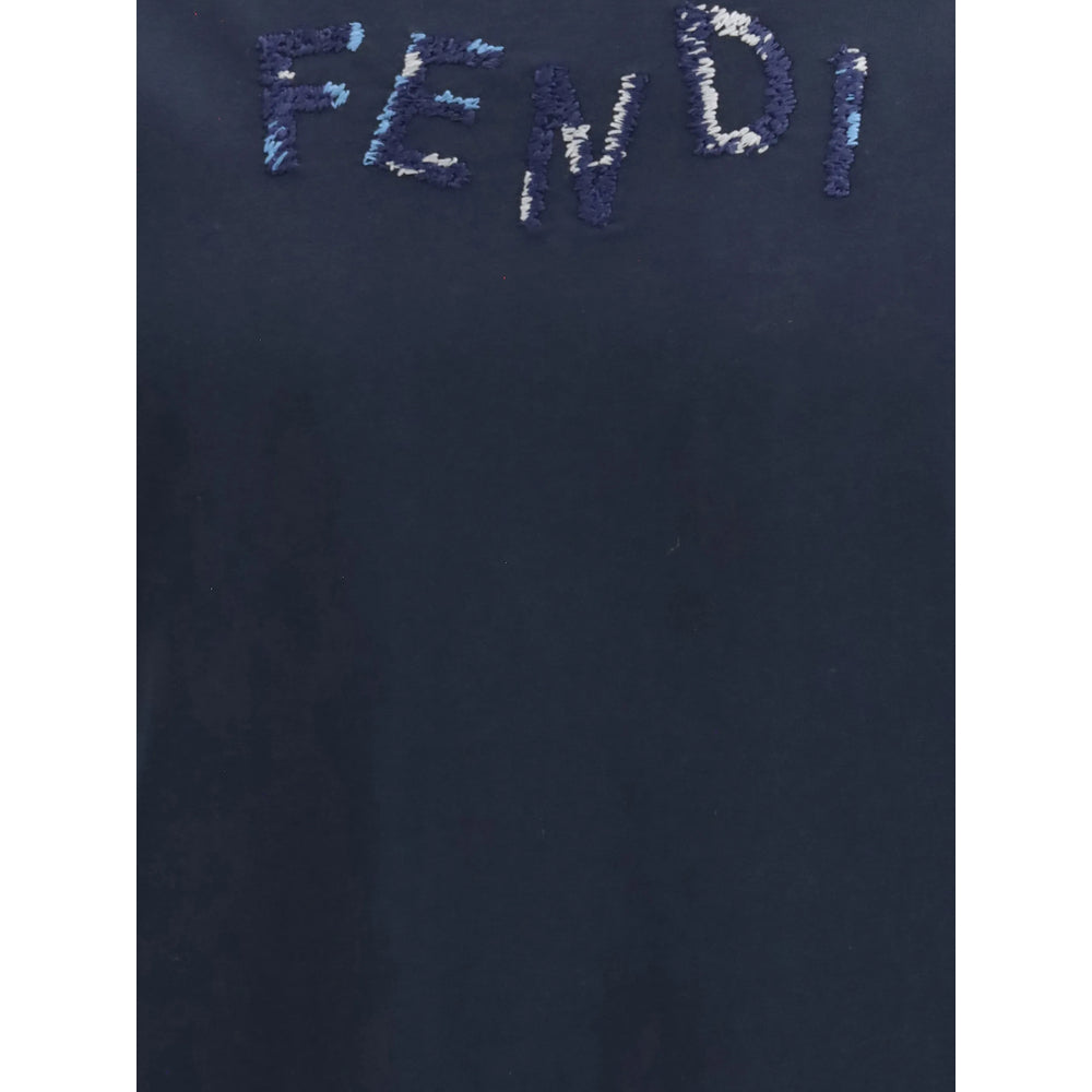 Fendi Blue T-Shirts & Vests - T-Shirts Men