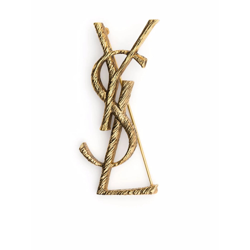 Saint Laurent Gold Brooches & Pins Men