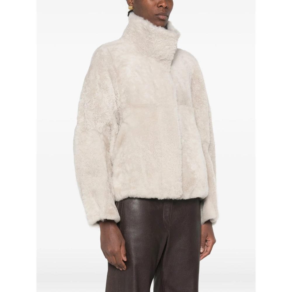 Brunello Cucinelli Neutrals Jackets - Faux Fur & Shearling Jackets Women