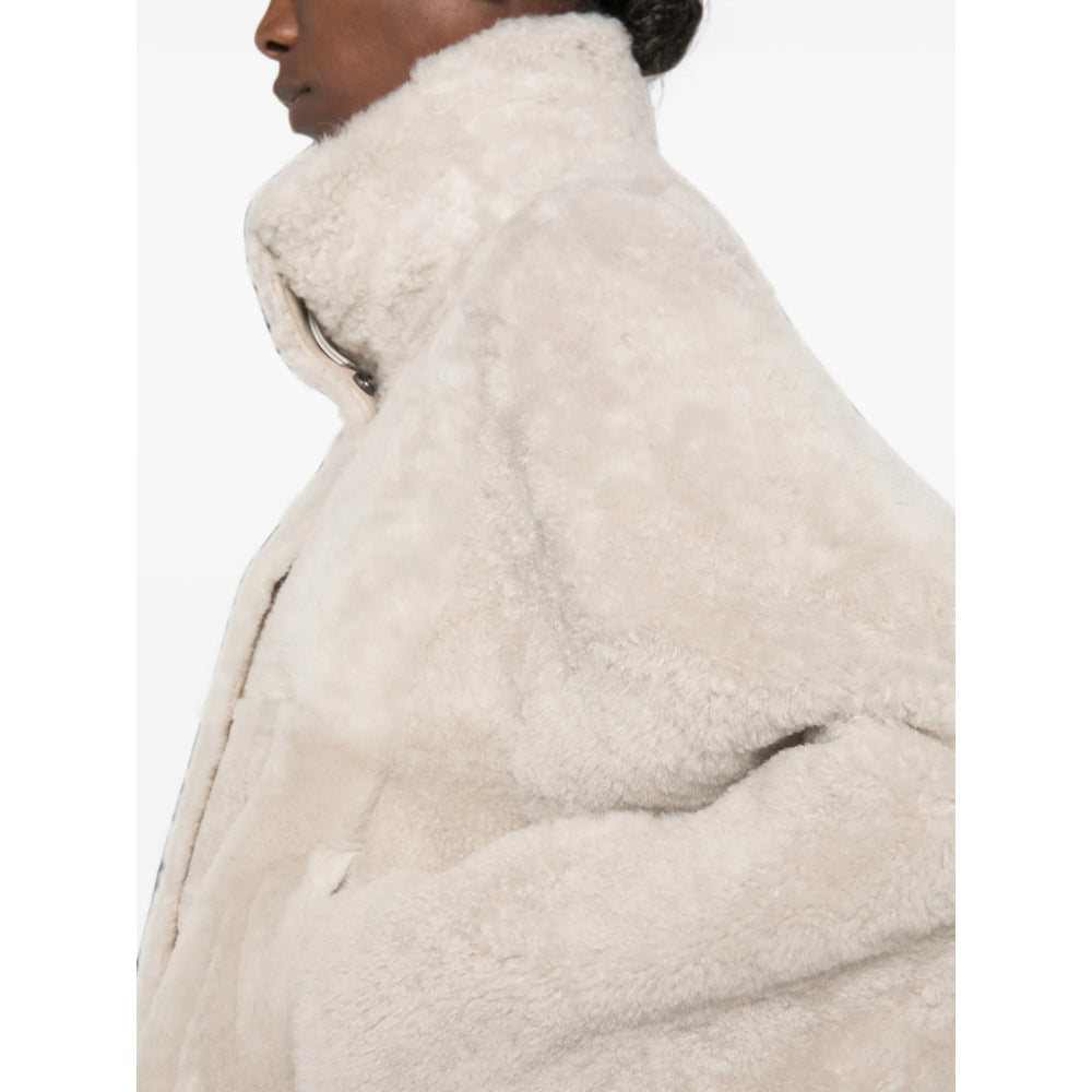 Brunello Cucinelli Neutrals Jackets - Faux Fur & Shearling Jackets Women
