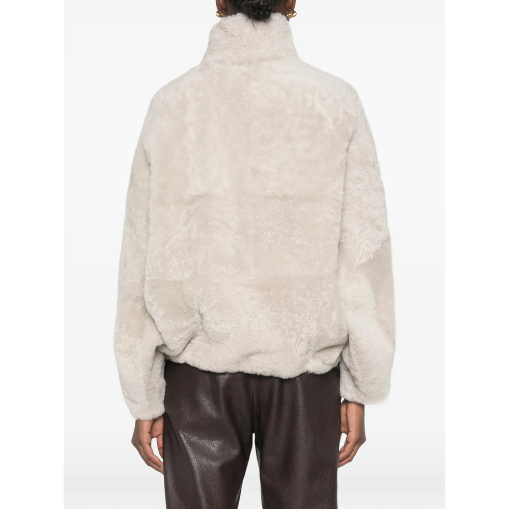 Brunello Cucinelli Neutrals Jackets - Faux Fur & Shearling Jackets Women