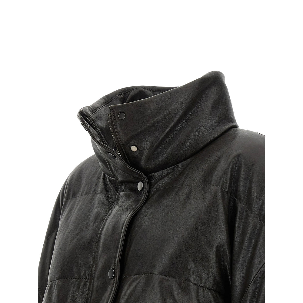 Brunello Cucinelli Brown Jackets - Leather Jackets Women