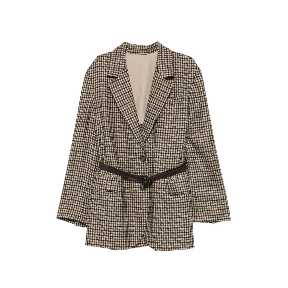 Brunello Cucinelli Neutrals Jackets - Blazers Women