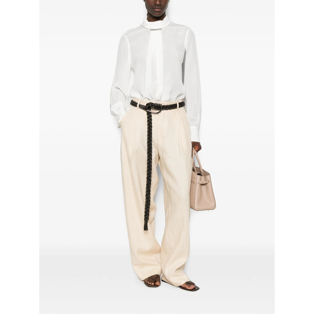 Brunello Cucinelli White Tops - Blouses Women