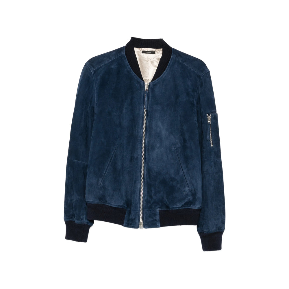 Tom Ford Blue Jackets - Leather Jackets Men