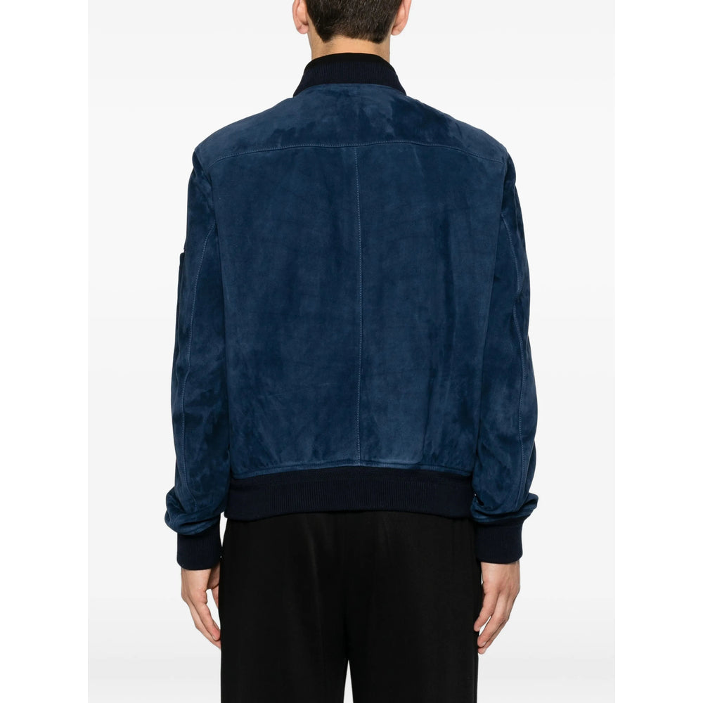 Tom Ford Blue Jackets - Leather Jackets Men