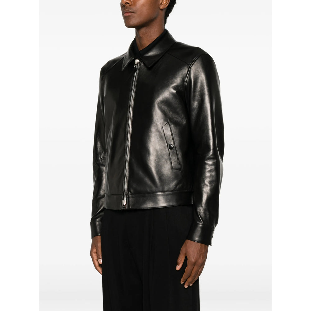 Tom Ford Black Jackets - Leather Jackets Men