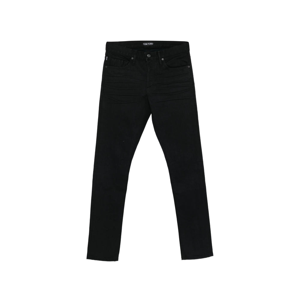Tom Ford Black Denim - Slim-Fit Jeans Men