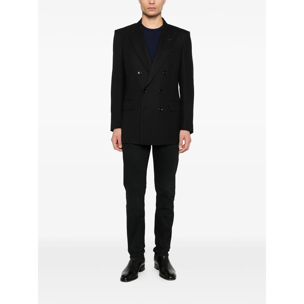 Tom Ford Black Denim - Slim-Fit Jeans Men