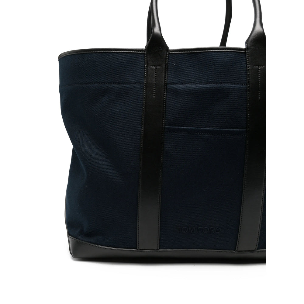 Tom Ford Blue Tote Bags Men