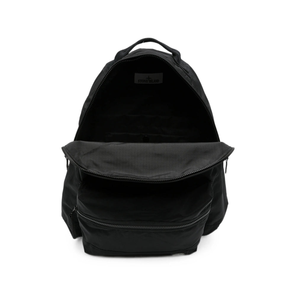 Stone Island Black Backpacks Men
