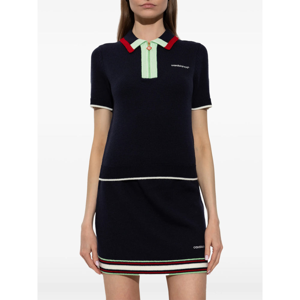 Casablanca Blue Tops - Polo Tops Women